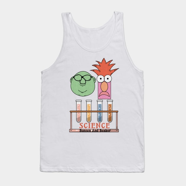 SCIENCE // Bunsen And Beaker Tank Top by Motor Lipat